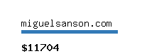 miguelsanson.com Website value calculator