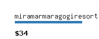 miramarmaragogiresort.com Website value calculator