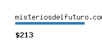 misteriosdelfuturo.com Website value calculator