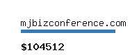 mjbizconference.com Website value calculator