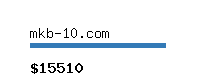 mkb-10.com Website value calculator