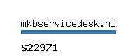 mkbservicedesk.nl Website value calculator