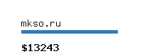 mkso.ru Website value calculator