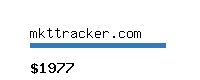 mkttracker.com Website value calculator