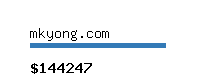 mkyong.com Website value calculator