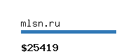 mlsn.ru Website value calculator