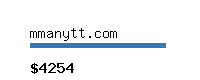 mmanytt.com Website value calculator