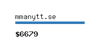 mmanytt.se Website value calculator