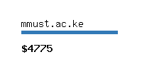 mmust.ac.ke Website value calculator