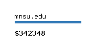 mnsu.edu Website value calculator