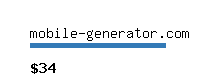 mobile-generator.com Website value calculator