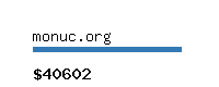 monuc.org Website value calculator