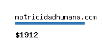 motricidadhumana.com Website value calculator