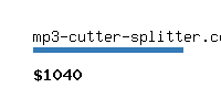 mp3-cutter-splitter.com Website value calculator