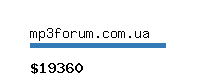 mp3forum.com.ua Website value calculator