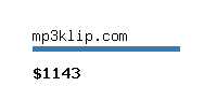 mp3klip.com Website value calculator