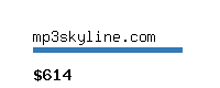mp3skyline.com Website value calculator