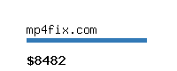 mp4fix.com Website value calculator