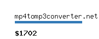 mp4tomp3converter.net Website value calculator