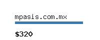 mpasis.com.mx Website value calculator