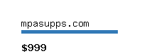 mpasupps.com Website value calculator