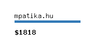 mpatika.hu Website value calculator