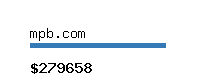 mpb.com Website value calculator
