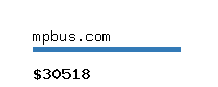 mpbus.com Website value calculator