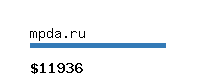 mpda.ru Website value calculator