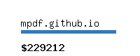 mpdf.github.io Website value calculator