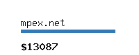 mpex.net Website value calculator