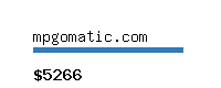 mpgomatic.com Website value calculator