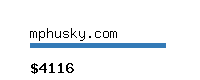 mphusky.com Website value calculator