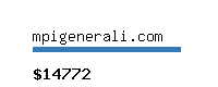 mpigenerali.com Website value calculator