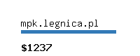 mpk.legnica.pl Website value calculator