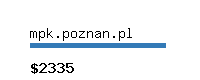 mpk.poznan.pl Website value calculator
