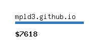 mpld3.github.io Website value calculator