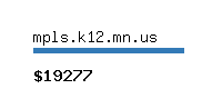 mpls.k12.mn.us Website value calculator