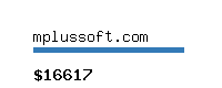 mplussoft.com Website value calculator
