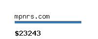 mpnrs.com Website value calculator
