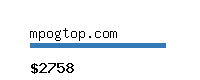 mpogtop.com Website value calculator