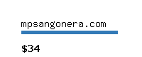 mpsangonera.com Website value calculator