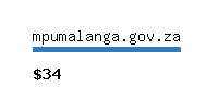 mpumalanga.gov.za Website value calculator