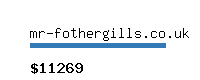 mr-fothergills.co.uk Website value calculator