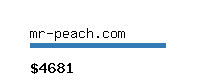 mr-peach.com Website value calculator