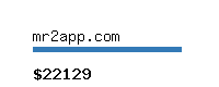 mr2app.com Website value calculator