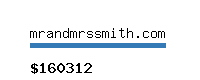 mrandmrssmith.com Website value calculator