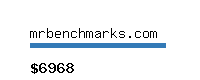 mrbenchmarks.com Website value calculator