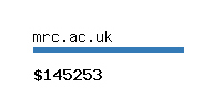 mrc.ac.uk Website value calculator