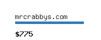 mrcrabbys.com Website value calculator